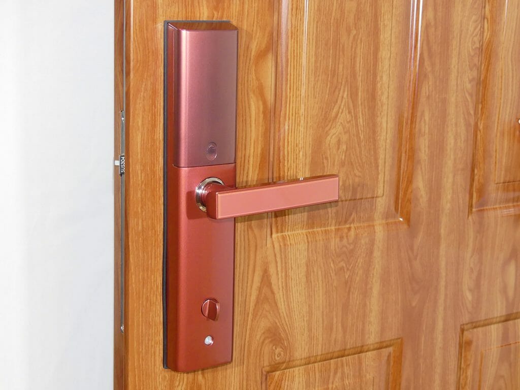 Hisec Mars okos zár termékkép - bordo