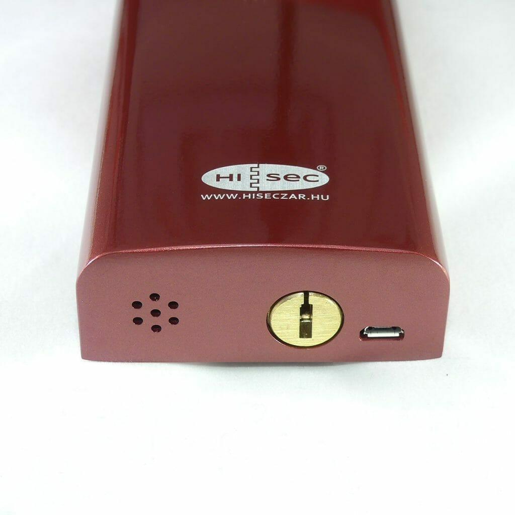 Hisec Mars okos zár termékkép - bordo