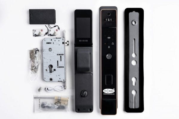 TITAN - HiSec® Arcfelismerő zár - Motoros nyitás zárás, beépített kamera és monitor-3 TITAN - HiSec® Arcfelismerő zár - Motoros nyitás zárás, beépített kamera és monitor