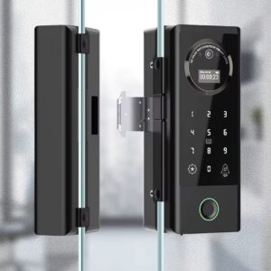 „Crystal” – HiSec® 3D Arcfelismerős okos zár üvegajtóra